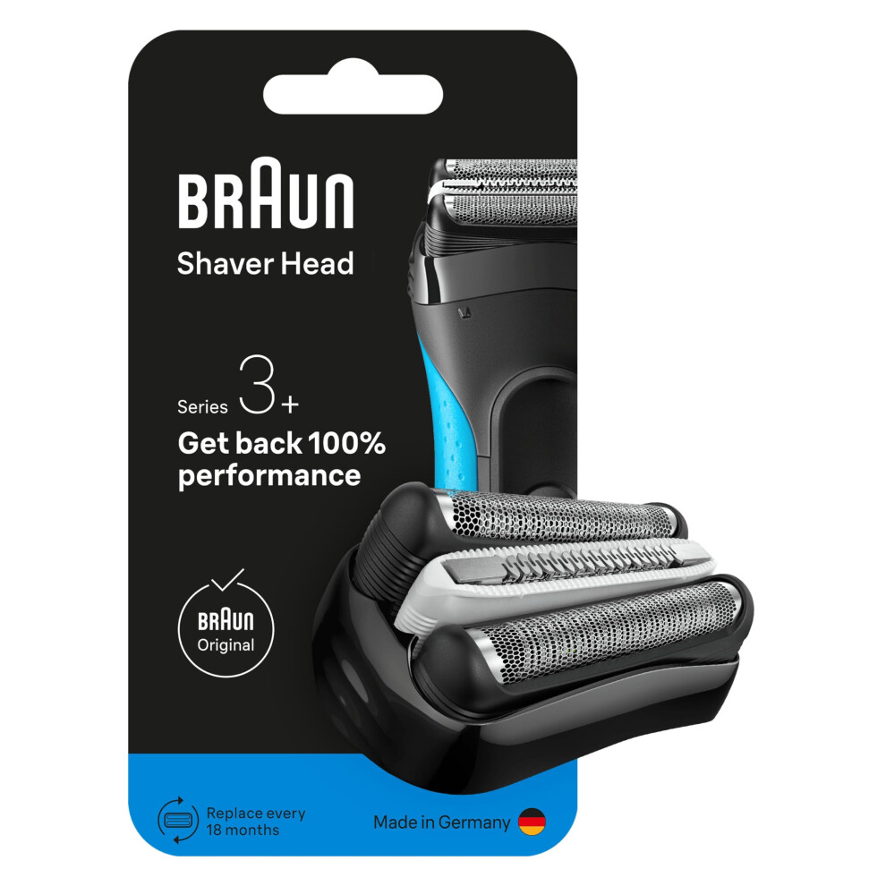 Braun Series 3+ Electric Shaver Original Replacement Head Get Back 100% Shaving