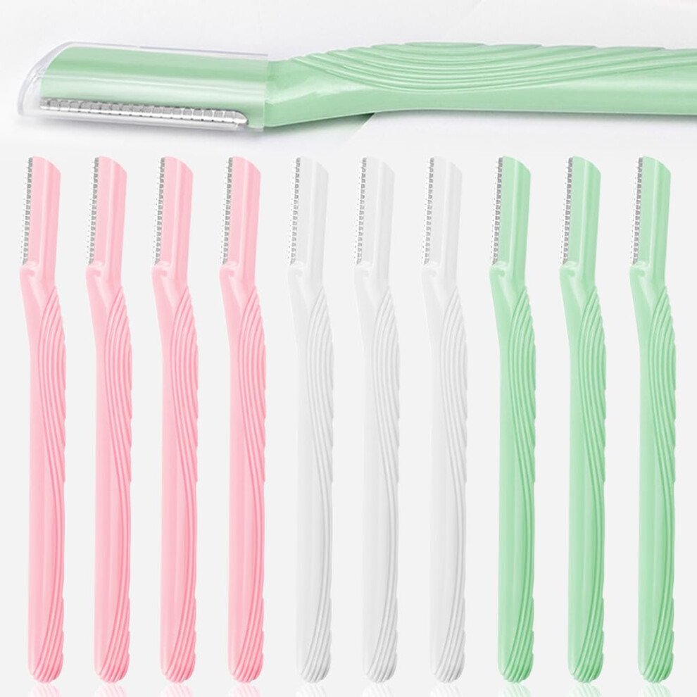 Jywybf 10 Pcs Eyebrow Razor Dermaplaning Blades For Face Face Razors For
