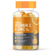 Vitamin C and Zinc Gummies by C Defence Immunity Vegan Gummies for