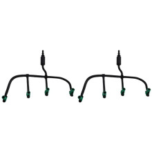 2X Tubo di Ritorno 'Olio del Tubo di Scarico 'Iniettore di Carburante per Freelander 2 2.2 TD4 Testata In Plastica LR051528