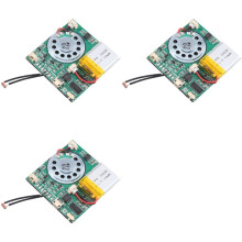 3X USB Recording Music Module DIY MP3 Recordable Sound Module USB Downloadable Sound Module, Light Control