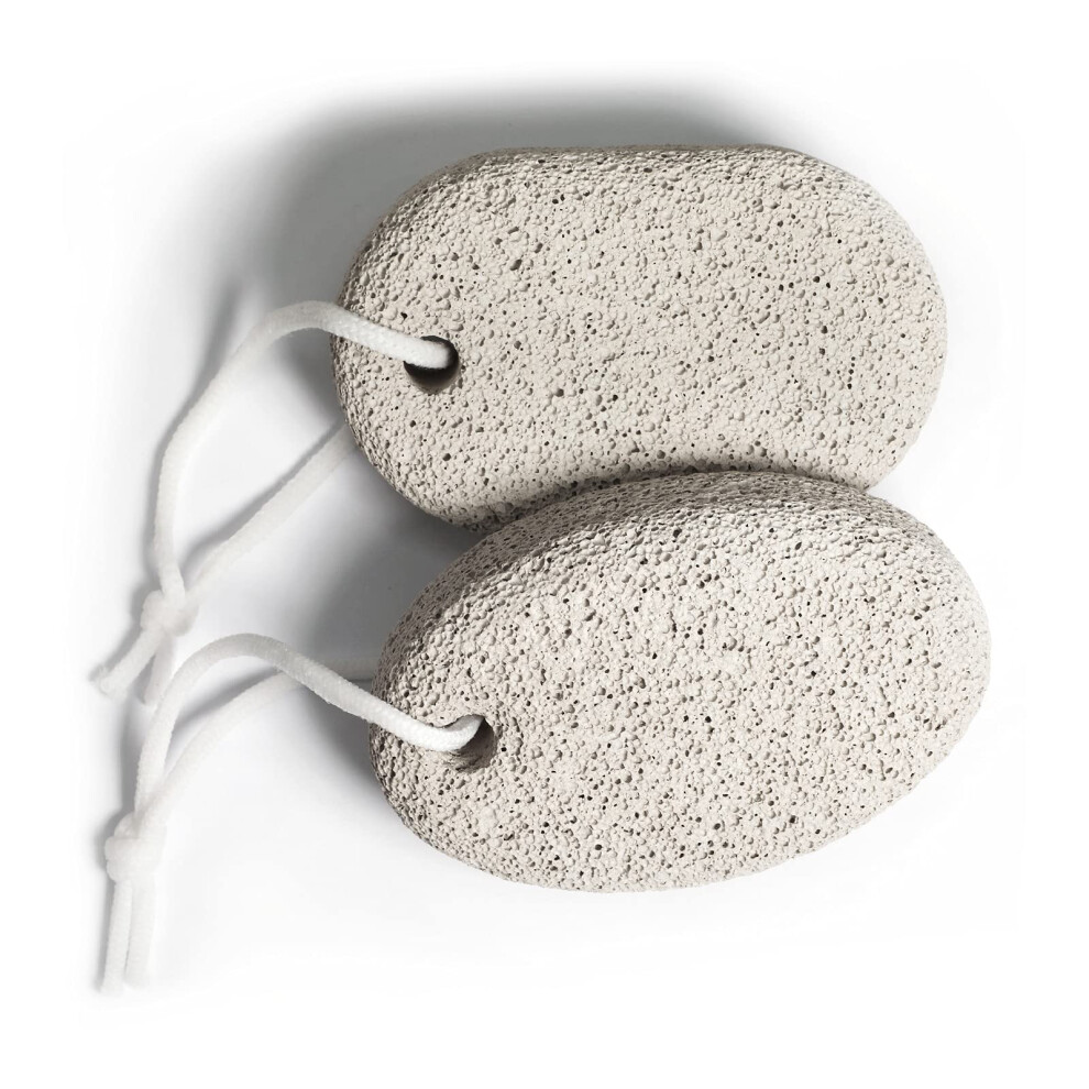 Phogary Natural Pumice Stone For Feet 2 Pcs, Lava Pedicure Tools Hard Skin Callus Remover For Feet And Hands - Natural Foot File Exfoliation To Remov