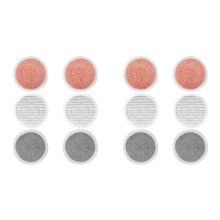 12x Replacement Steam Mop Pads for S7001 T2 T21 S6002UK Steam Mop, Reusable Steam & Scrub Cleaning Pads