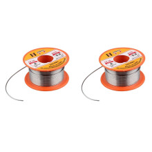 2X JINHU 0.8mm 50g Zinn Draht Zinn Leitungsdraht Schmelzharz Kolophonium Kernflussmittel Loeten Loeten Schweissdraht