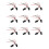 20 Pieces T10 W5W 168 194 Car Lamp Bulb Socket Socket for Glass Socket Parking Light Socket Connector Black 1