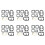 6X Motorcycle Carburetor Rebuild Kit for  Penta Solex 44PA1 856471 856472 1
