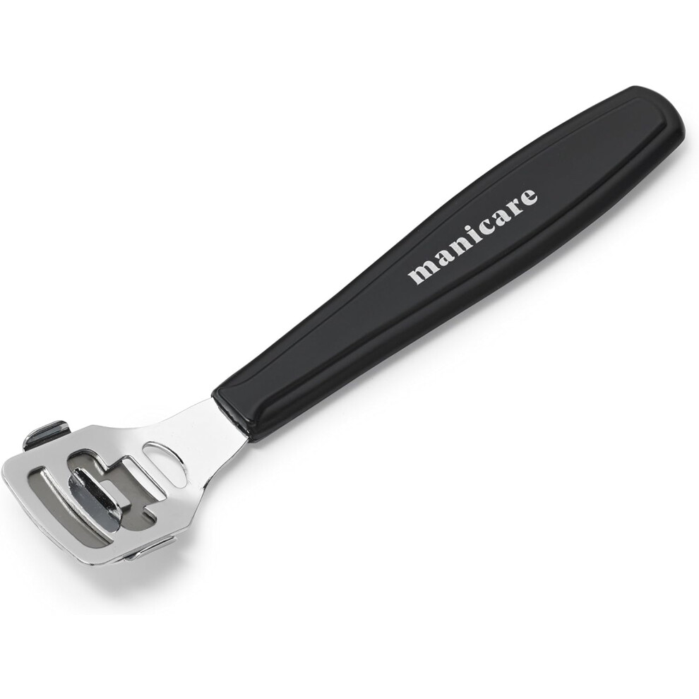 Manicare Corn And Callus Remover, Pedicure Tool For Safely Removing Corns, Calluses, Dead, Dry Hard Skin, Includes 10 Replacement Heads, Foot And Hee