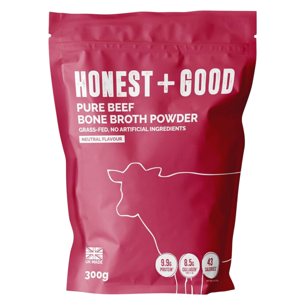 Honest + Good Beef Bone Broth Powder | 300 G | 1