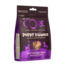 Wellness CORE Puppy Trainers 170g, Chicken & Carrots – Soft Dog Treats for Puppies, Grain-Free, Natural, Hypoallergenic, Protein-Rich