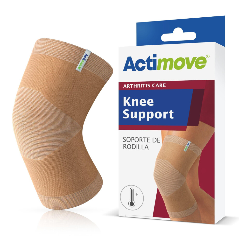 Actimove Arthritis Care Knee Support - Light Compression Support And Therapeutic Warmth For Knee Arthritis - Heat-Retaining Ceramic Fibre Yarns - Be 5005755201073