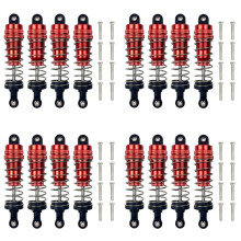 16Pcs Metal Front and Rear Oil Damper for MJX H16 16207 16208 16209 16210 1/16 RC Car Upgrades Parts,1