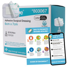 INNOFIY Surgical Adhesive Dressing Pads 6cm x 7cm – Sterile Non-Woven