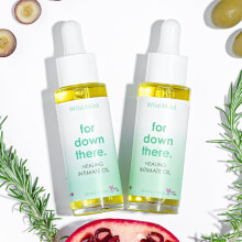 WildMint Healing Intimate Oil for down there Twin Pack | After Shaving Bikini Li