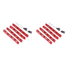 2X RC Car Chassis Fastening Rod Kit for 1/12 MN168 MN78 RC Car Upgrade Accessories Red