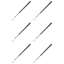 6X Mât de Bâton D'Attrape-Reptile à Crochet de Serpent de 61 Pouces, Kit D'Outils de Manipulation de Serpent pour Attraper les Crotales Python