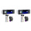2 Set 4.1 Inch Screen Car MP5 Player Compatible with  1 Din Remote Audio System USB AUX FM 2