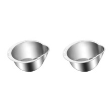 2X Lave-Riz Passoire Bol en Acier Inoxydable Bol de Lavage de Riz Passoire à Riz Passoire à Fruits et Légumes Outil de Cuisine A