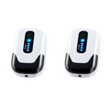 2X Wasserdichte Sauerstoff-Luftpumpe für Aquarien, Luftkompressor, Belüfter, USB-Aufladbar, Ultraleises Angeln im Freien (AR11)