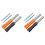 2X 2 Double-Sided Diamond Knife Sharpener/2 Retractable Diamond Sharpening Rod,Blade Sharpener Stone Pocket 1