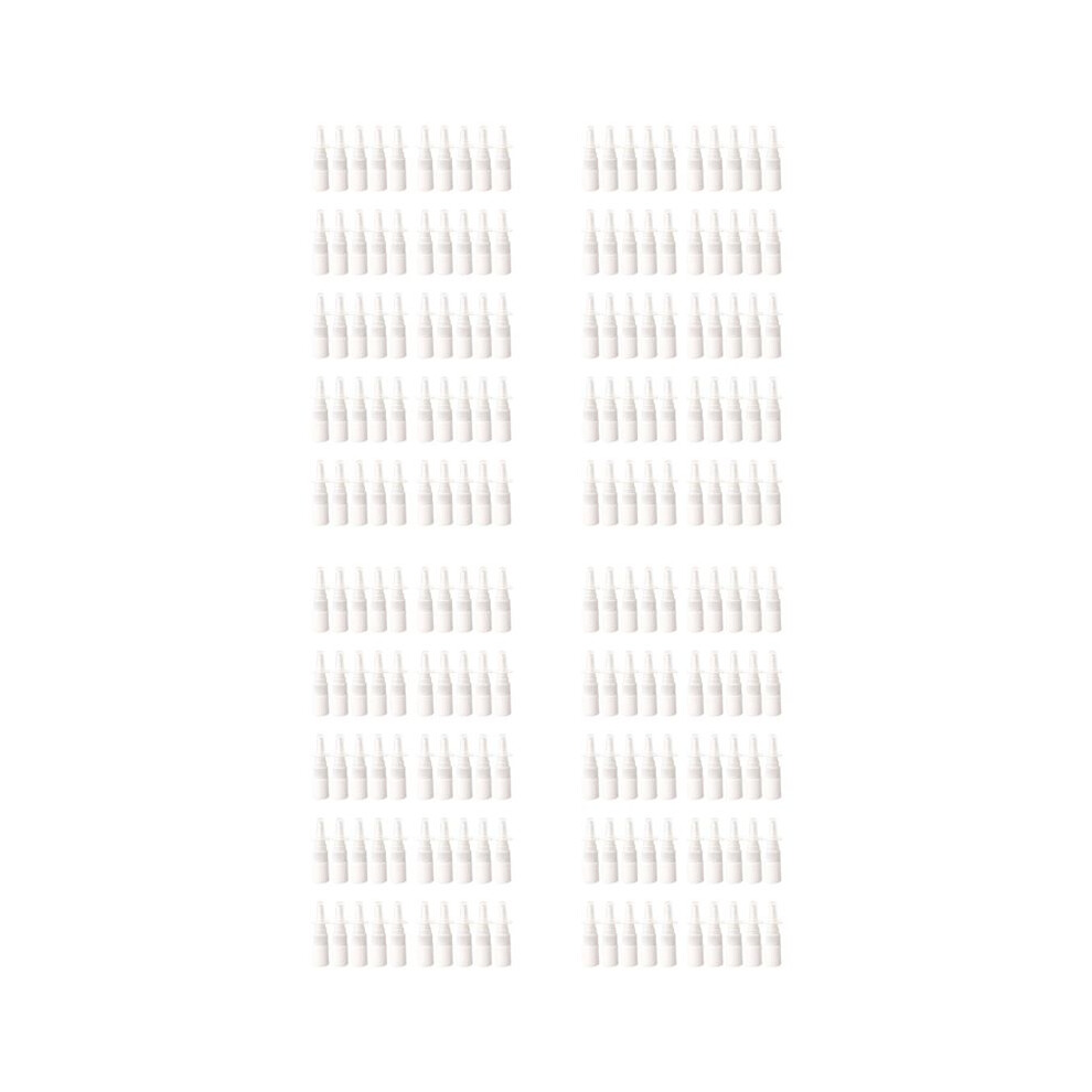 200Pcs 10Ml Spray Bottle Refillable Plastic Mist Nose Nasal Sprayer