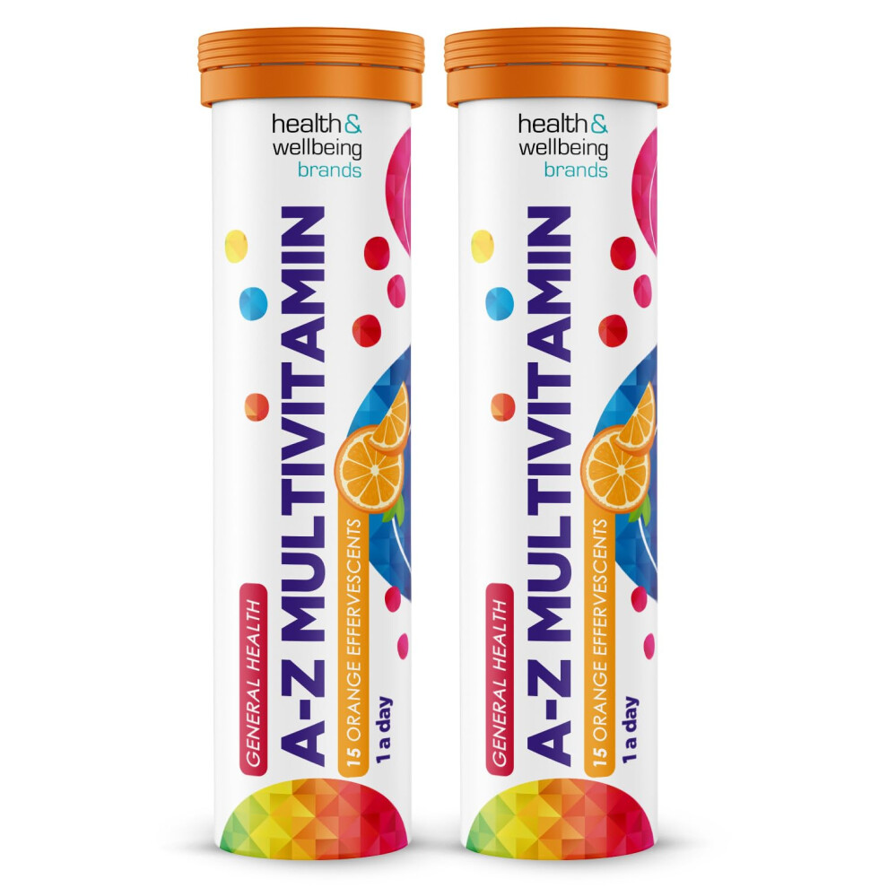 Club Vits A|Z Multivitamin Orange Flavour Effervescent Tablets | High Strength Tablets For A