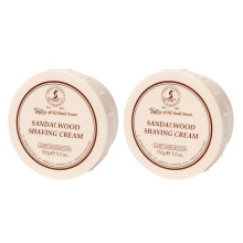 Taylor of Old Bond Street Sandalwood Shaving Cream Bowl 150g 2-Pack