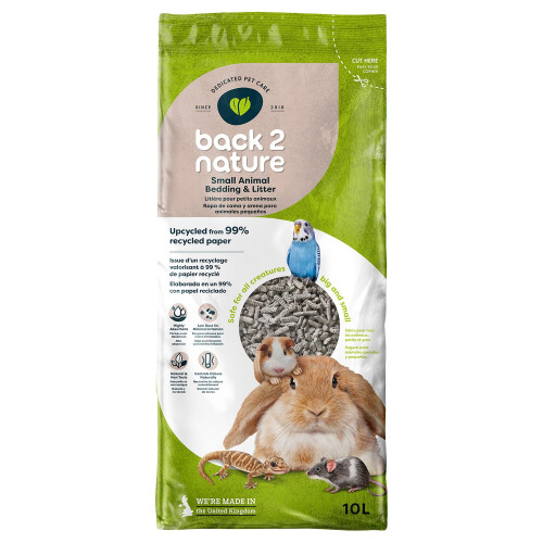 Back 2 Nature Bedding/Litter, 10L, Recycled Paper