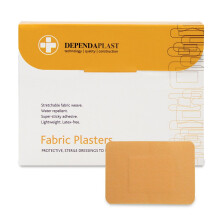 Dependaplast Advanced fabric plasters 7.5cm x 5cm | Hi Tech Lightweight Water|Repellent