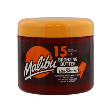 Malibu Sun Bronzing Fast Tanning Body Butter SPF 15, Tan Accelerator with Beta Carotene, Moisturising Bronzing Tanning Lotion, Water Resistant, 300ml
