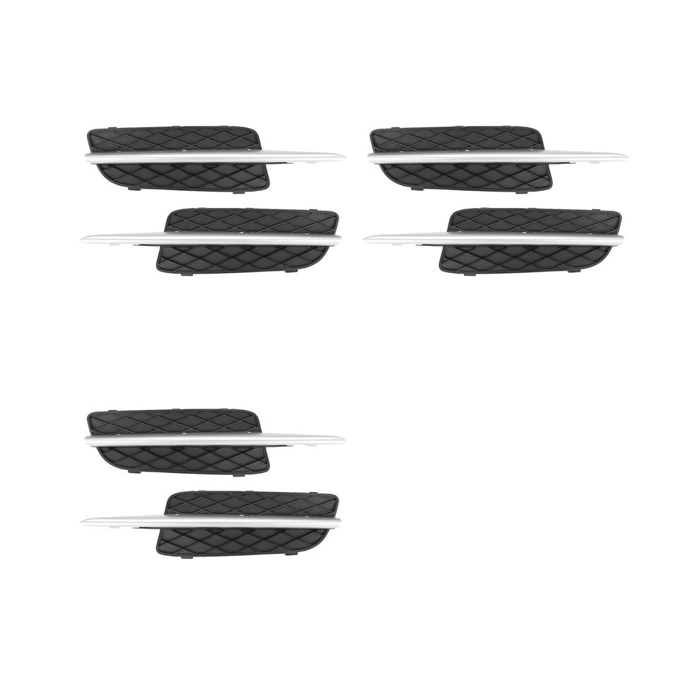 6X Car Front Bumper Lower Grille Cover & Chrome Trim For- X5 E70 X6 E71 2007-2010 51117159593/51117168923 6032368545712