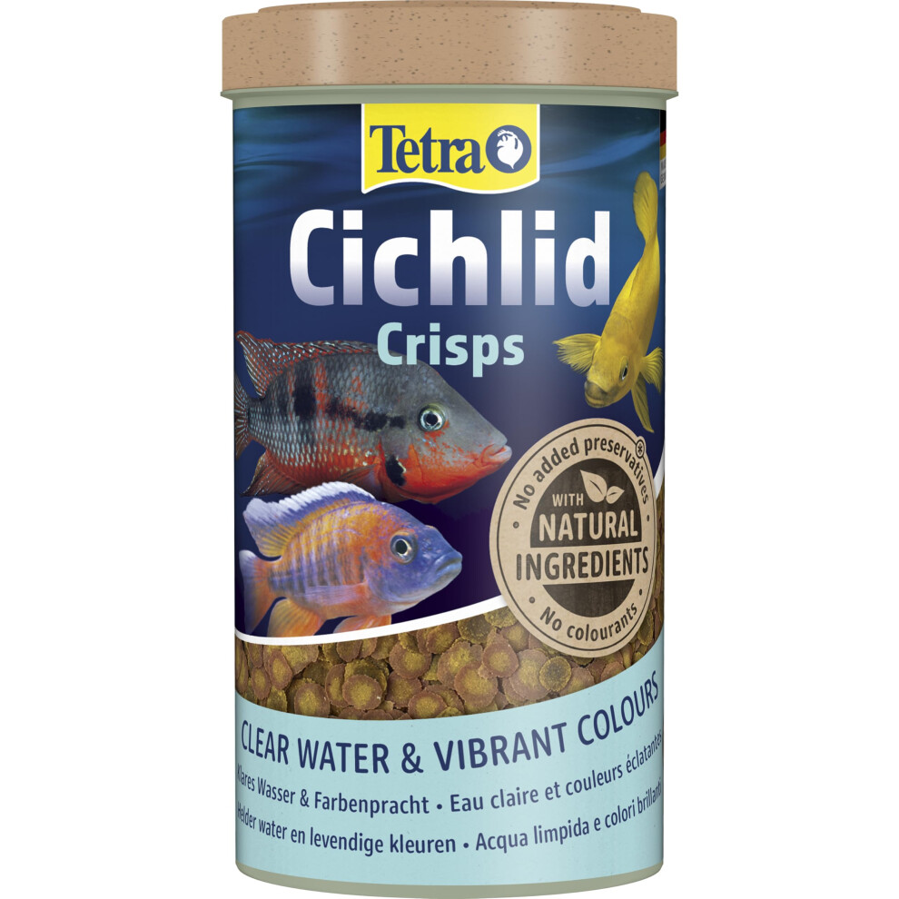 Tetra Pro Cichlid Fish Food, Complete Premium Food For All Cichlids, 500 Ml