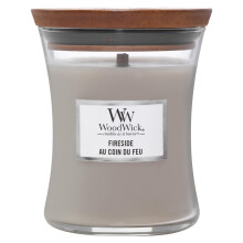 WoodWick Scented Candle with Crackling Wick | Fireside Mini Hourglass Candle |