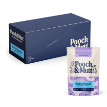 Pooch & Mutt - Health & Digestion, Complete Wet Dog Food Grain Free, Dry Dog Food Topper for Senstive Stomachs and Digestion Health, Turkey