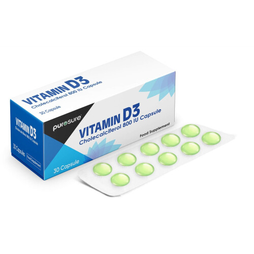 Vitamin D3 800 IU Softgels 1