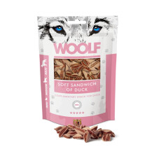 WOOLF Soft Sandwich of Duck Dog Treat - All-Natural, High Meat, 100g
