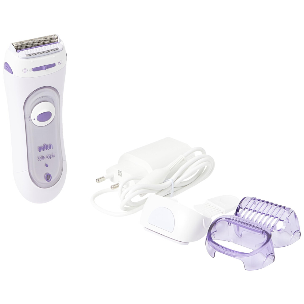 Braun Silk|Épil 5 Lady Shaver 3|In|1 Electric Shaver Trimmer And Exfoliation System
