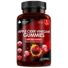 Apple Cider Vinegar Gummies Vegan With The Mother High Strength + Vitamin