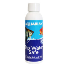 AQUARIAN Tap Water Safe Fish Aquarium Water Conditioner, 118 ml Bottle