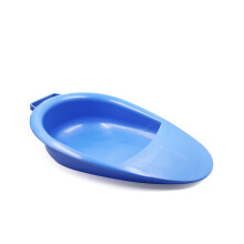 PEPE Mobility Bed Pan for Women and Men, Portable with Handle, Commode Pan for Elderly, Handicapped and Disabled, Lightweight, Blue