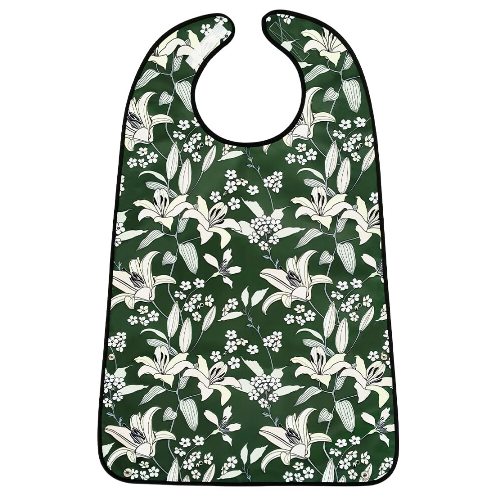 3 Pack Adult Bibs For Women Washable Bib Reusable Waterproof Clothing Vophia