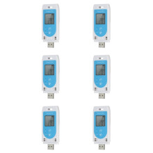 6X TempU 03 Enregistreur de Données D'Humidité de Température USB Réutilisable Enregistreur de Données RH TEMP Enregistreur D'Humidité Compteur