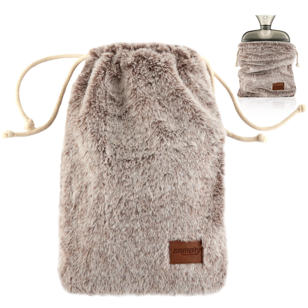 Samply Hot Water Bottle With Soft Cover 2L Hot Water Bag For
