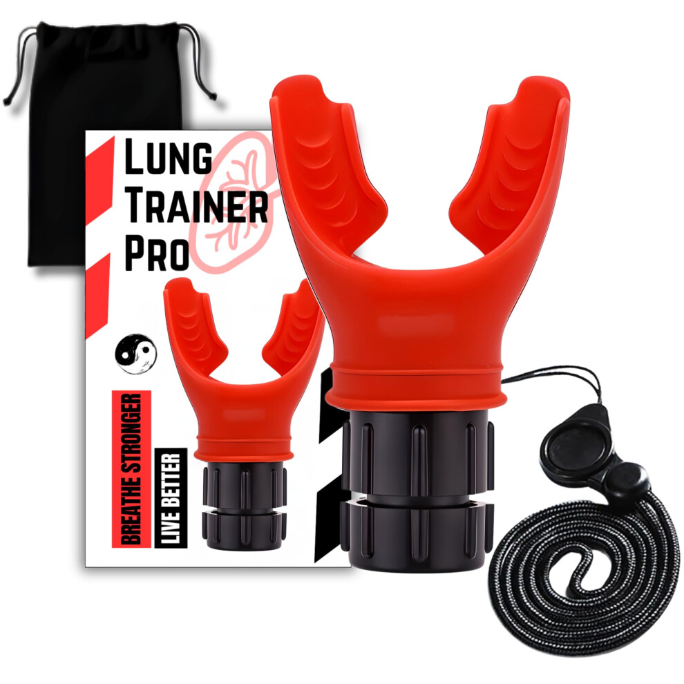 Berchyl Lung Trainer Pro Resistance Breathing Exerciser Adjustable Respiratory Training Device For Athletes