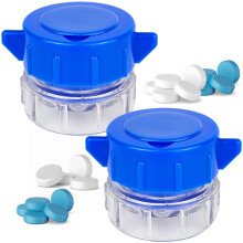 2 Pack Pill Crusher for Tablets, Professional Pill Grinder for Ederly, Children, Pets (2)