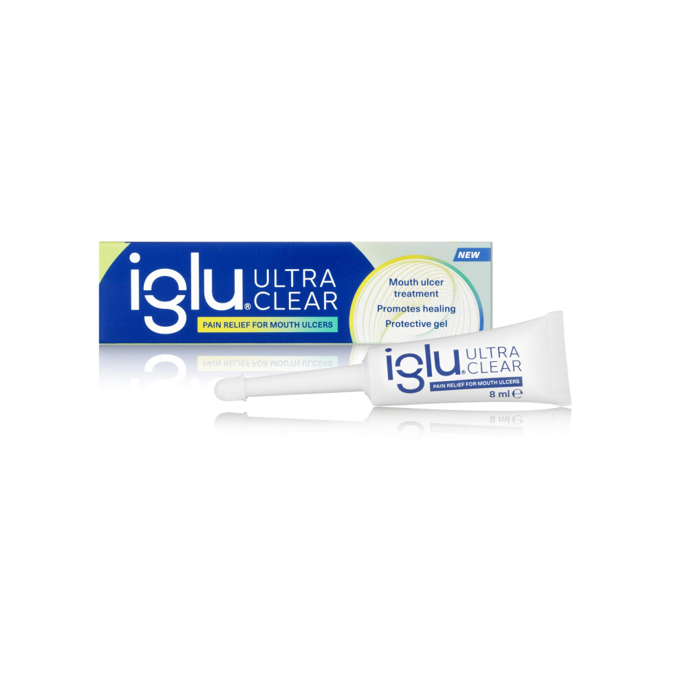 Iglu Ultra Clear Mouth Ulcer Gel Pain Relief For Mouth Ulcers