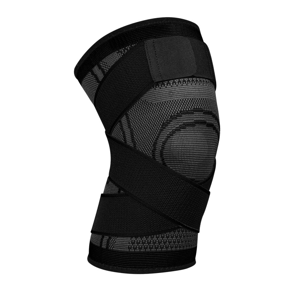 Fefod Knee Support Brace, Compression Knee Sleeves With Strap For Men