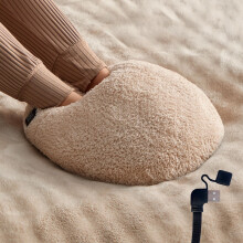 Silentnight Cosy Cuddles USB Heated Foot Warmer | Super Soft Teddy Boucle