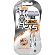 BIC Flex5 Razors | 5 Moveable Nano|tech Blades Plus a Precision Blade