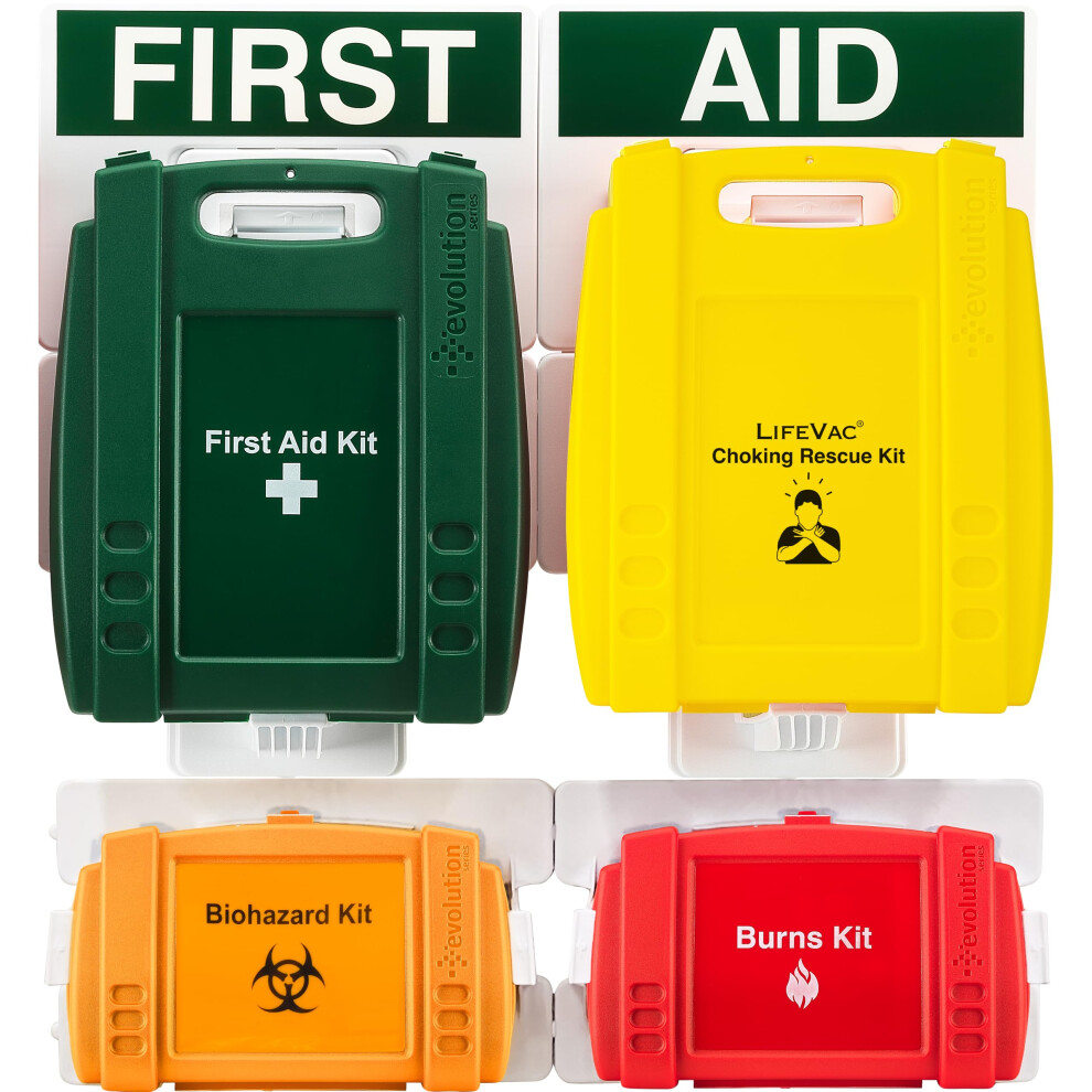 Safety First Aid Group Evolution Lifevac Complete First Aid Point British Standard