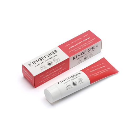 Kingfisher Kingfisher Natural Toothpaste Fennel with Fluoride | Suitable for